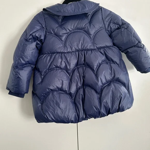 Toddler Girls Balabala Puffy Blue Coat size US 5/6 - Picture 5 of 6